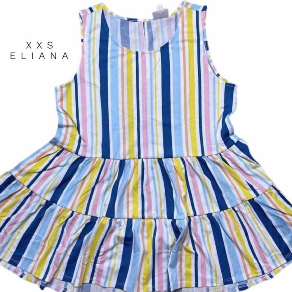 Xxs flowy tank with ruffles